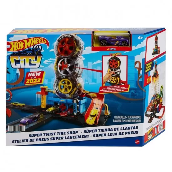 Vulcanizarea Super Twist Hot Wheel City Vulcanizarea Super Twist Hot Wheel City