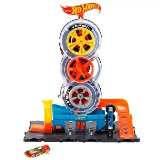 Vulcanizarea Super Twist Hot Wheel City Vulcanizarea Super Twist Hot Wheel City