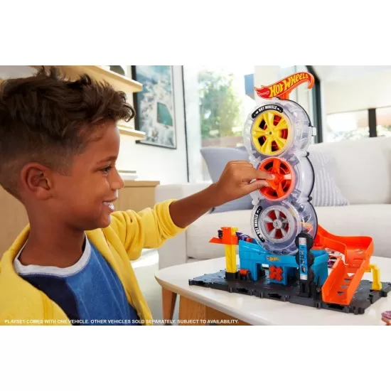 Vulcanizarea Super Twist Hot Wheel City Vulcanizarea Super Twist Hot Wheel City