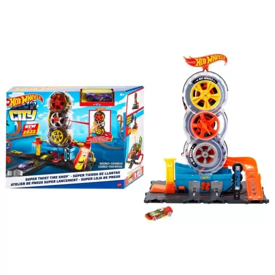 Vulcanizarea Super Twist Hot Wheel City Vulcanizarea Super Twist Hot Wheel City
