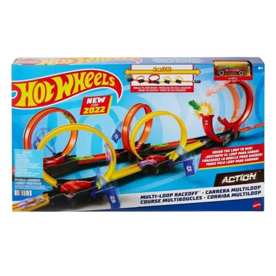 Pista buclelor duble Hot Wheels Action Pista buclelor duble Hot Wheels Action