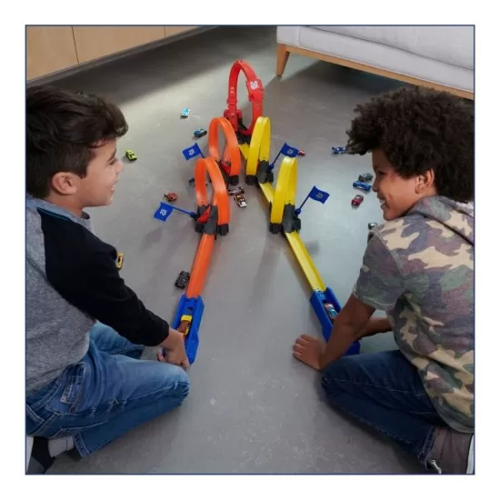 Pista buclelor duble Hot Wheels Action Pista buclelor duble Hot Wheels Action