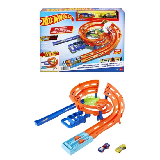 Set circuit dublu Hot Wheels Action Set circuit dublu Hot Wheels Action