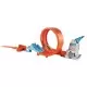 Set de joaca Hot Wheels circuit rapid cu lansator pentru cascadorii si masinuta exclusiva Set de joaca Hot Wheels circuit rapid cu lansator pentru cascadorii si masinuta exclusiva