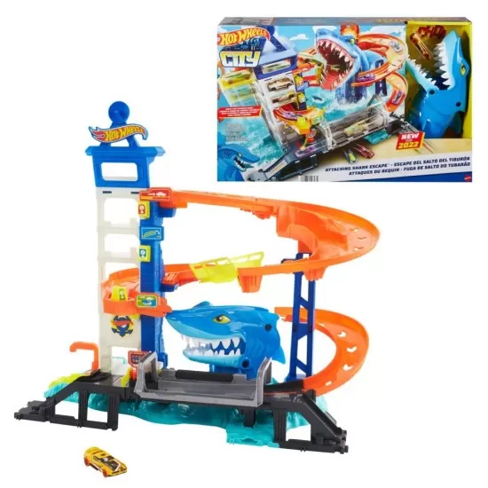 Set de joaca Hot Wheels City - Atacul rechinului 