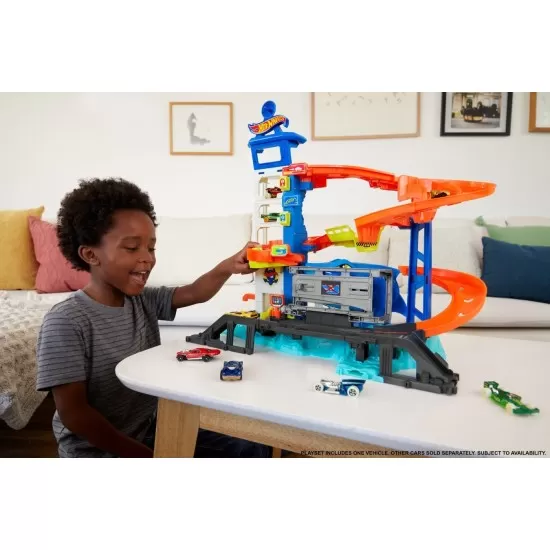Set de joaca Hot Wheels City - Atacul rechinului 