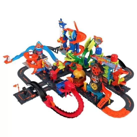 Set de joaca Hot Wheels City - Atacul rechinului 