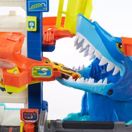 Set de joaca Hot Wheels City - Atacul rechinului 