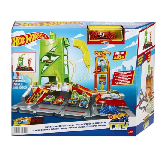 Set de joaca benzinarie Hot Weels City Set de joaca benzinarie Hot Weels City