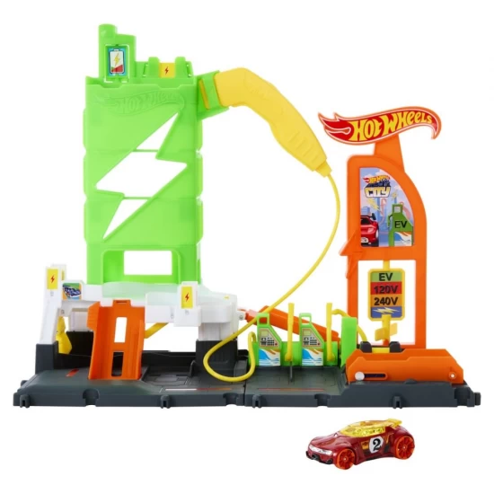 Set de joaca benzinarie Hot Weels City Set de joaca benzinarie Hot Weels City