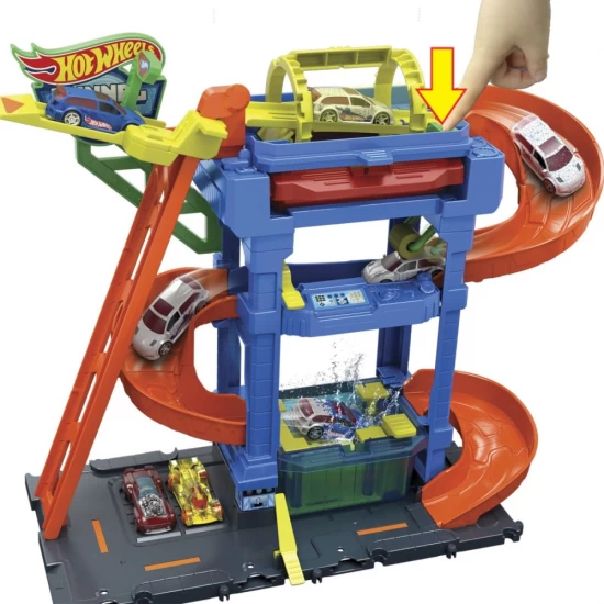 Set de joaca spalatorie Hot Wheels City Color Shifters Set de joaca spalatorie Hot Wheels City Color Shifters