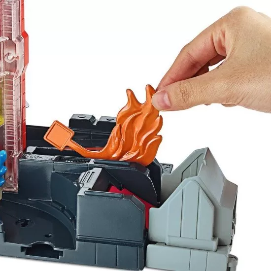 Pista de masini Hot Wheels Super Fire House
