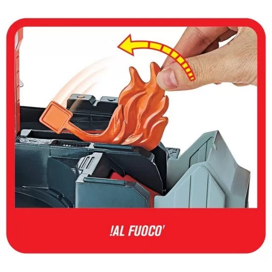 Pista de masini Hot Wheels Super Fire House
