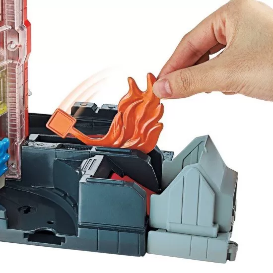 Pista de masini Hot Wheels Super Fire House