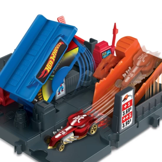 Pista Fuel Station Shift Hot Wheels City Explorer Pista Fuel Station Shift Hot Wheels City Explorer