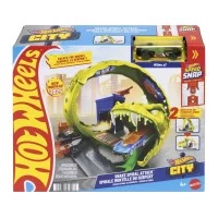 Set de joaca Hot Wheels City - Pista Atacul Spiral al Sarpelui 
