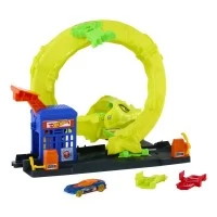 Set de joaca Hot Wheels City - Pista Atacul Spiral al Sarpelui 