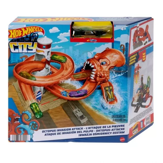 Pista inamicilor far Hot Wheels City 