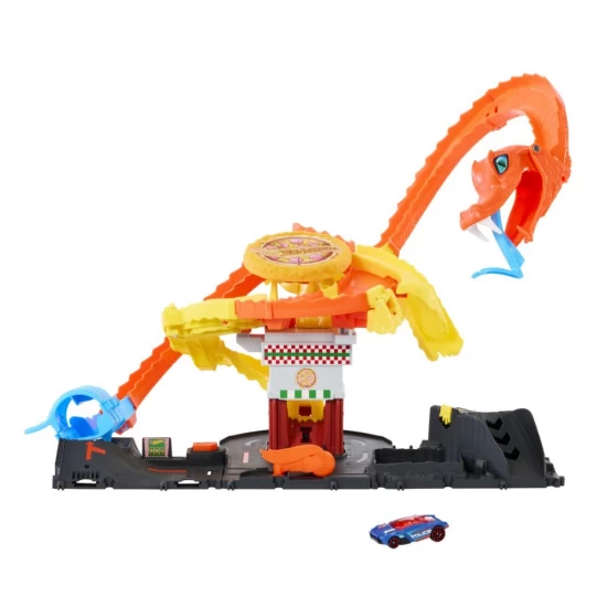 Set de joaca Hot Wheels City Pizzeria - Atacul cobrei Set de joaca Hot Wheels City Pizzeria - Atacul cobrei