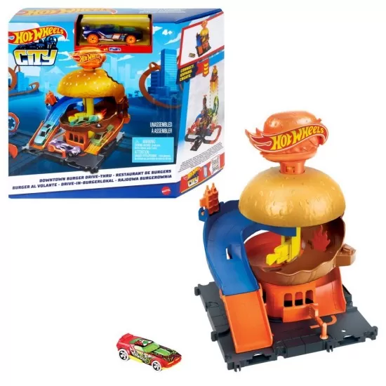 Set de joaca Hot Wheels City Restaurant Set de joaca Hot Wheels City Restaurant