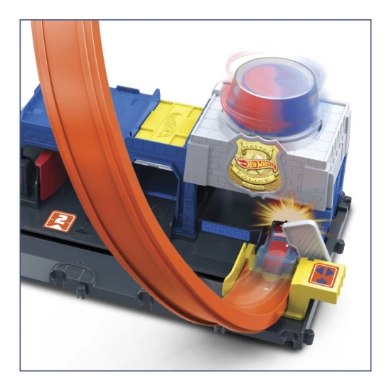 Set de joaca Hot Wheels City - Super statie de politie