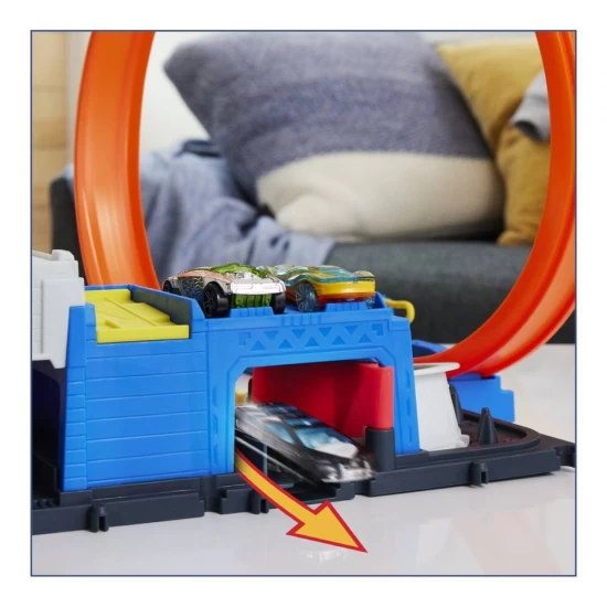 Set de joaca Hot Wheels City - Super statie de politie