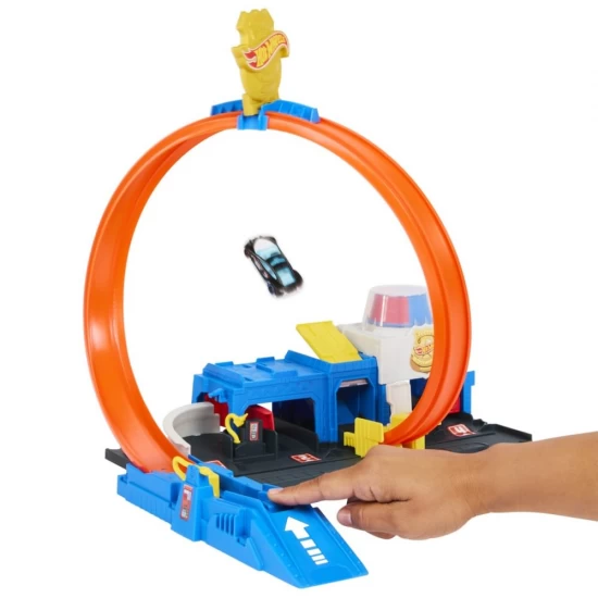 Set de joaca Hot Wheels City - Super statie de politie