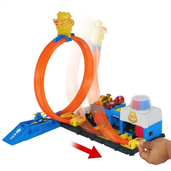 Set de joaca Hot Wheels City - Super statie de politie