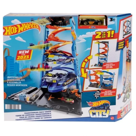 Set de joaca Hot Wheels City - Turnul de curse Set de joaca Hot Wheels City - Turnul de curse