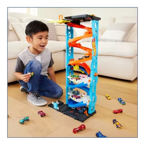 Set de joaca Hot Wheels City - Turnul de curse Set de joaca Hot Wheels City - Turnul de curse