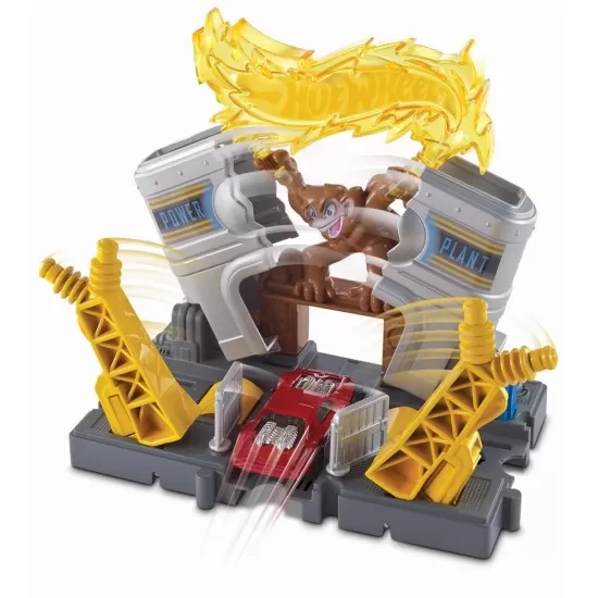 Set de joaca Hot Wheels - Explozie la fabrica Set de joaca Hot Wheels - Explozie la fabrica