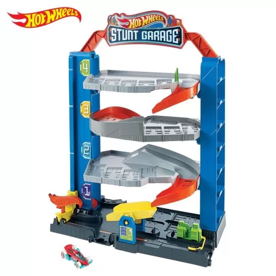 Garajul cu cascadorii Hot Wheels Garajul cu cascadorii Hot Wheels