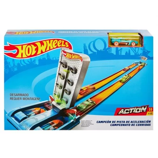Pista pentru acceleratii maxime Hot Wheels cu masinuta Pista pentru acceleratii maxime Hot Wheels cu masinuta