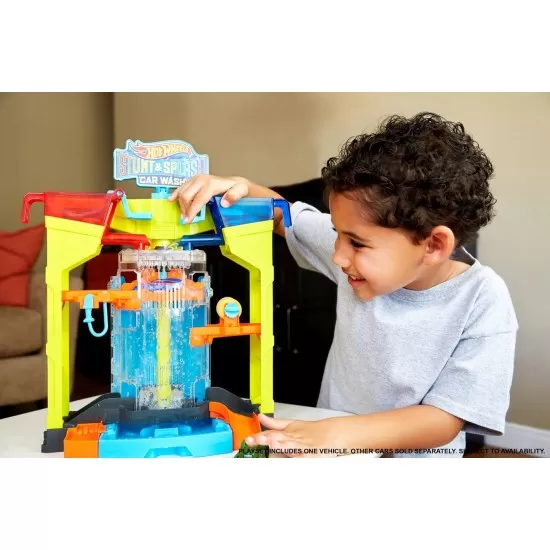 Set de joaca Hot Wheels culori schimbatoare - Spalatorie
