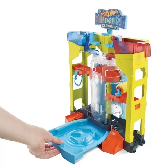 Set de joaca Hot Wheels culori schimbatoare - Spalatorie