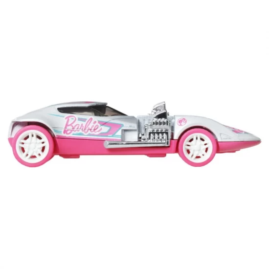 Masinuta metalica cu sistem pull back Barbie Twin Mill Street Power Hot Wheels scara 1:43 Masinuta metalica cu sistem pull back Barbie Twin Mill Street Power Hot Wheels scara 1:43