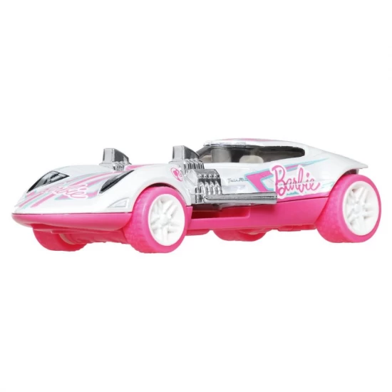 Masinuta metalica cu sistem pull back Barbie Twin Mill Street Power Hot Wheels scara 1:43 Masinuta metalica cu sistem pull back Barbie Twin Mill Street Power Hot Wheels scara 1:43