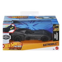 Masinuta metalica cu sistem pull back Batmobile Night Burnerz Hot Wheels scara 1:43