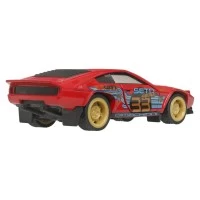 Masinuta metalica cu sistem pull back Dimachinni Veloce Night Burnerz Hot Wheels scara 1:43