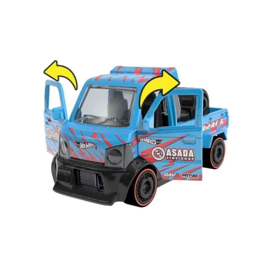 Masinuta metalica Hot Wheels cu sistem pull back Mighty K scara 1:43
