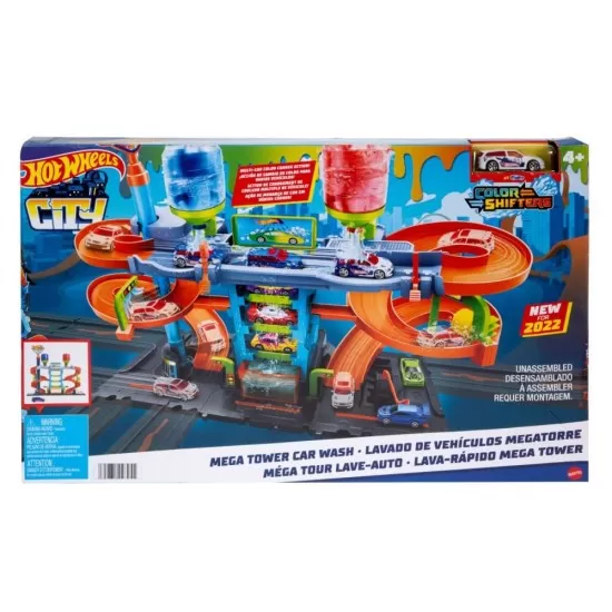 Set de joaca Mega Spalatoria Hot Wheels Set de joaca Mega Spalatoria Hot Wheels