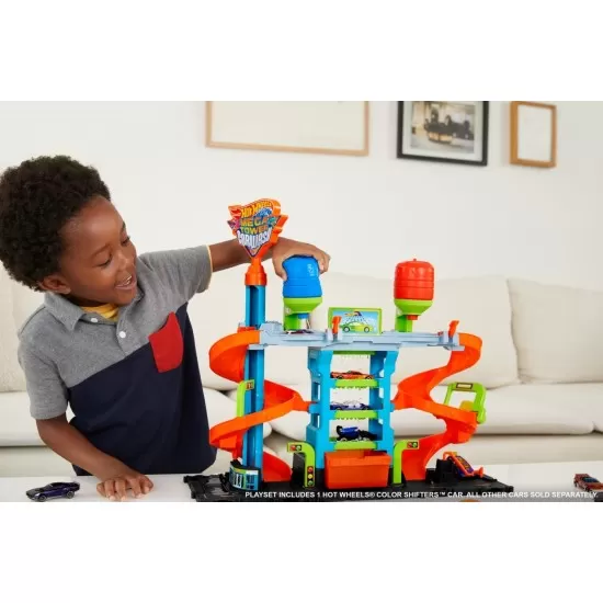 Set de joaca Mega Spalatoria Hot Wheels Set de joaca Mega Spalatoria Hot Wheels