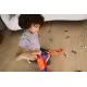 Mega transportator masini si pista de lansare Hot Wheels Mega transportator masini si pista de lansare Hot Wheels