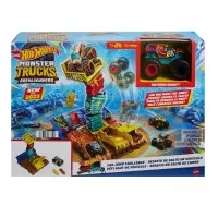Set de joaca Hot Wheels Monster Truck Arena Smashers - Provocarea saritura cu masina