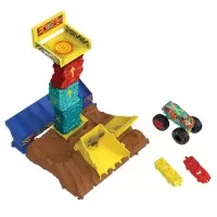 Set de joaca Hot Wheels Monster Truck Arena Smashers - Provocarea saritura cu masina