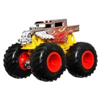 Camion Bone Shaker Hot Wheels Monster Truck cu culori schimbatoare scara 1:64