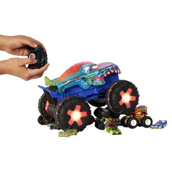 Masina cu telecomanda Hot Wheels Monster Truck Mega Wrex Alive scara 1:15 Masina cu telecomanda Hot Wheels Monster Truck Mega Wrex Alive scara 1:15
