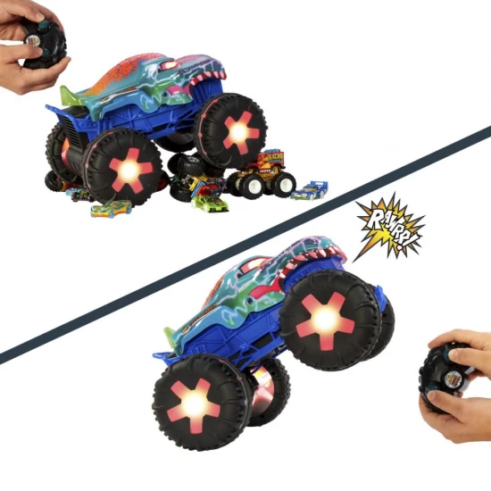 Masina cu telecomanda Hot Wheels Monster Truck Mega Wrex Alive scara 1:15 Masina cu telecomanda Hot Wheels Monster Truck Mega Wrex Alive scara 1:15