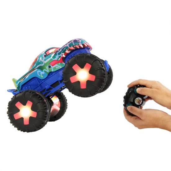 Masina cu telecomanda Hot Wheels Monster Truck Mega Wrex Alive scara 1:15 Masina cu telecomanda Hot Wheels Monster Truck Mega Wrex Alive scara 1:15