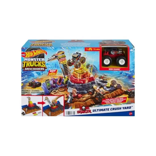 Arena Hot Wheels Monster Trucks Smashers Bone Shaker Ultimate Crush Arena Hot Wheels Monster Trucks Smashers Bone Shaker Ultimate Crush
